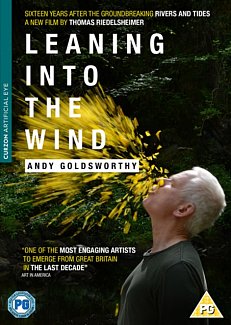 Leaning Into the Wind - Andy Goldsworthy 2017 DVD