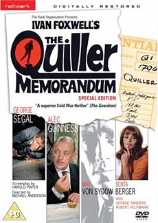 The Quiller Memorandum 1966 DVD