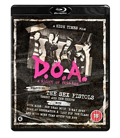 D.O.A.: A Right of Passage 1981 Blu-ray / with DVD - Double Play