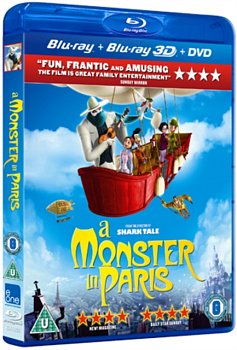 A   Monster in Paris 2011 Blu-ray / 3D Edition + 2D Edition + DVD - Triple Play - Volume.ro