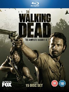The Walking Dead: The Complete Season 1-4 2013 Blu-ray
