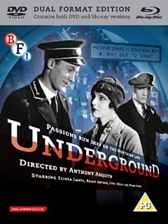 Underground 1929 Blu-ray / with DVD - Double Play
