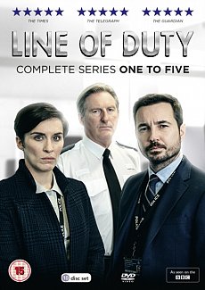 Line of Duty: Complete Series One to Five 2019 DVD / Box Set