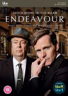 Endeavour: Complete Series One to Nine (With Documentary) 2023 DVD / Box Set