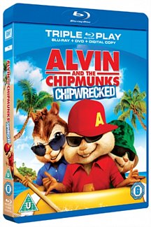 Alvin and the Chipmunks: Chipwrecked 2011 Blu-ray / with DVD and Digital Copy - Triple Play