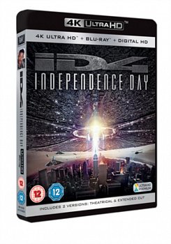 Independence Day: Theatrical and Extended Cut 1996 Blu-ray / 4K Ultra HD + Blu-ray (20th Anniversary) - Volume.ro
