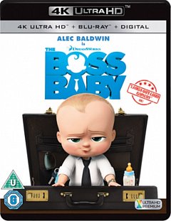 The Boss Baby 2017 Blu-ray / 4K Ultra HD + Blu-ray + Digital Download