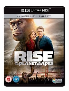 Rise of the Planet of the Apes 2011 Blu-ray / 4K Ultra HD + Blu-ray