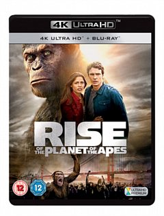 Rise of the Planet of the Apes 2011 Blu-ray / 4K Ultra HD + Blu-ray + Digital HD