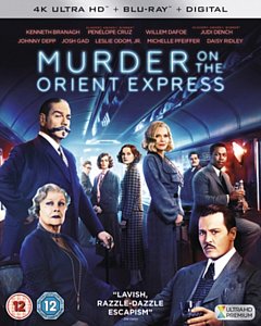 Murder On the Orient Express 2017 Blu-ray / 4K Ultra HD + Blu-ray