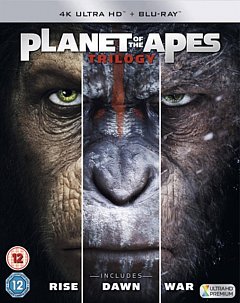 Planet of the Apes Trilogy 2017 Blu-ray / 4K Ultra HD + Blu-ray (Boxset)