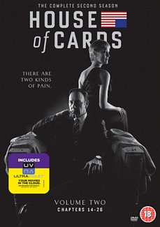 House of Cards: The Complete Second Season 2014 DVD / with UltraViolet Copy (Red Tag)