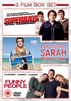 Funny People/Superbad/Forgetting Sarah Marshall 2009 DVD / Box Set