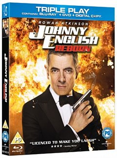 Johnny English Reborn 2011 Blu-ray / with DVD and Digital Copy - Triple Play