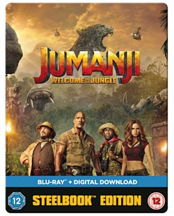 Jumanji: Welcome to the Jungle 2017 Blu-ray / Steel Book + HD UltraViolet Copy - Volume.ro