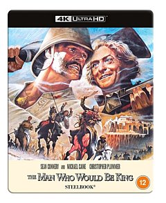 The Man Who Would Be King 1975 Blu-ray / 4K Ultra HD (Steelbook)