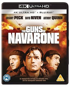 The Guns of Navarone 1961 Blu-ray / 4K Ultra HD + Blu-ray (60th Anniversary)