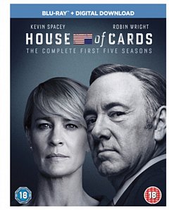 House of Cards: Seasons 1-5 2017 Blu-ray / Box Set With Digital Download (Red Tag)