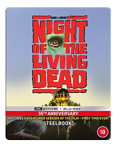 Night of the Living Dead 1990 Blu-ray / 4K Ultra HD + Blu-ray (35th Anniversary Steelbook)