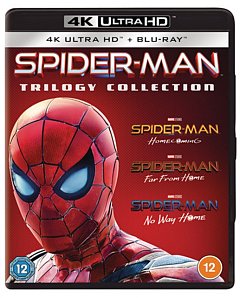 Spider-Man: Homecoming/Far from Home/No Way Home 2021 Blu-ray / 4K Ultra HD + Blu-ray (Boxset)