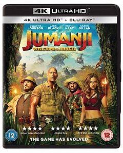 Jumanji: Welcome to the Jungle 2017 Blu-ray / 4K Ultra HD + Blu-ray