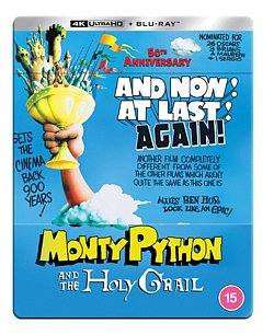 Monty Python and the Holy Grail 1975 Blu-ray / 4K Ultra HD + Blu-ray (50th Anniversary Steelbook) - Volume.ro