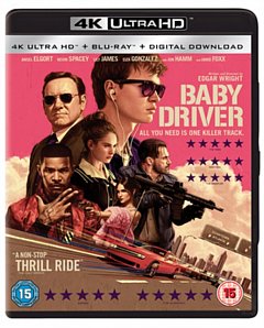 Baby Driver 2017 Blu-ray / 4K Ultra HD + Blu-ray + Digital Download