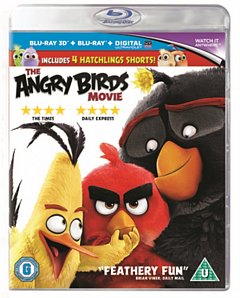 The Angry Birds Movie 2016 Blu-ray / 3D Edition + 2D Edition + Digital Copy - Triple Play