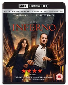 Inferno 2016 Blu-ray / 4K Ultra HD + Blu-ray