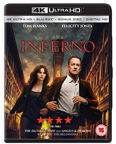 Inferno 2016 Blu-ray / 4K Ultra HD + Blu-ray + Digital HD