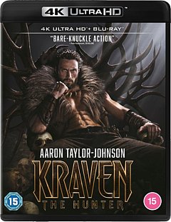 Kraven the Hunter 2024 Blu-ray / 4K Ultra HD + Blu-ray