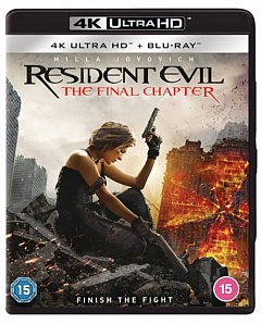 Resident Evil: The Final Chapter 2016 Blu-ray / 4K Ultra HD + Blu-ray