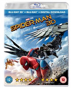Spider-Man: Homecoming 2017 Blu-ray / 3D Edition with 2D Edition + Digital Download