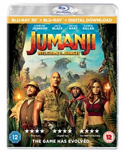 Jumanji: Welcome to the Jungle 2017 Blu-ray / 3D Edition with 2D Edition + Digital Download
