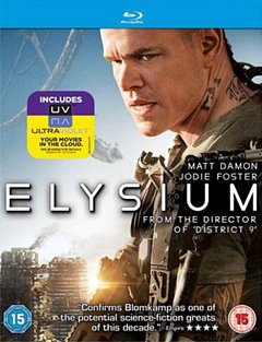 Elysium 2013 Blu-ray / with UltraViolet Copy