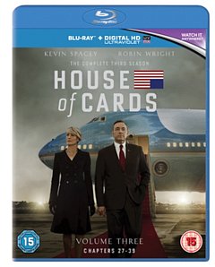 House of Cards: The Complete Third Season 2015 Blu-ray (Red Tag)