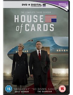 House of Cards: The Complete Third Season 2015 DVD / Red Tag
