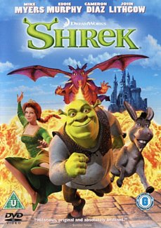 Shrek 2001 DVD