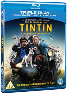 The Adventures of Tintin: The Secret of the Unicorn 2011 Blu-ray
