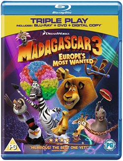 Madagascar 3 - Europe's Most Wanted 2012 Blu-ray / with DVD and Digital Copy - Triple Play - Volume.ro