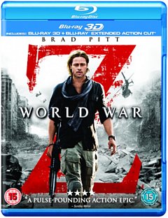 World War Z: Extended Action Cut 2013 Blu-ray / 3D Edition with 2D Edition