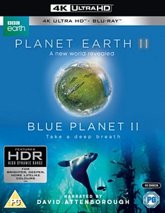 Planet Earth II/Blue Planet II 2017 Blu-ray / 4K Ultra HD + Blu-ray (Boxset)