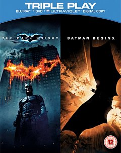 Batman Begins/The Dark Knight 2008 Blu-ray / + DVD and UltraViolet Copy - Triple Play