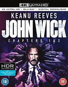 John Wick: Chapters 1 & 2 2017 Blu-ray / 4K Ultra HD + Blu-ray + Digital Download