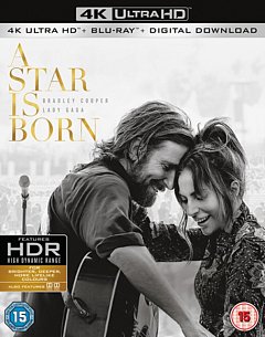 A   Star Is Born 2018 Blu-ray / 4K Ultra HD + Blu-ray