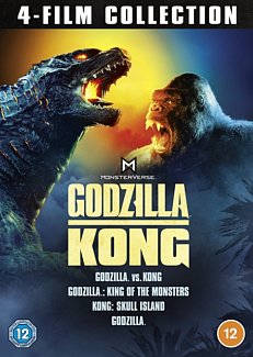 Godzilla and Kong: 4-film Collection 2021 DVD / Box Set