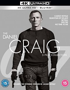 The Daniel Craig 5-film Collection 2021 Blu-ray / 4K Ultra HD + Blu-ray (Boxset)