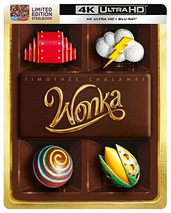 Wonka 2023 Blu-ray / 4K Ultra HD + Blu-ray (Limited Edition Steelbook) - Volume.ro