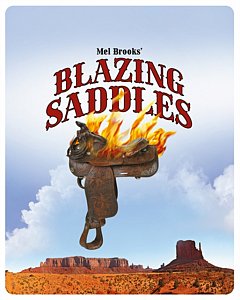 Blazing Saddles 1974 Blu-ray / 4K Ultra HD + Blu-ray Steelbook (50th Anniversary Collector's Ed)