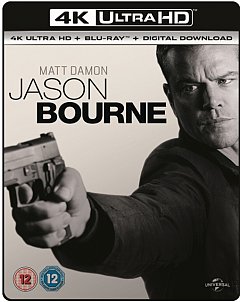 Jason Bourne 2016 Blu-ray / 4K Ultra HD + Blu-ray + Digital Download
